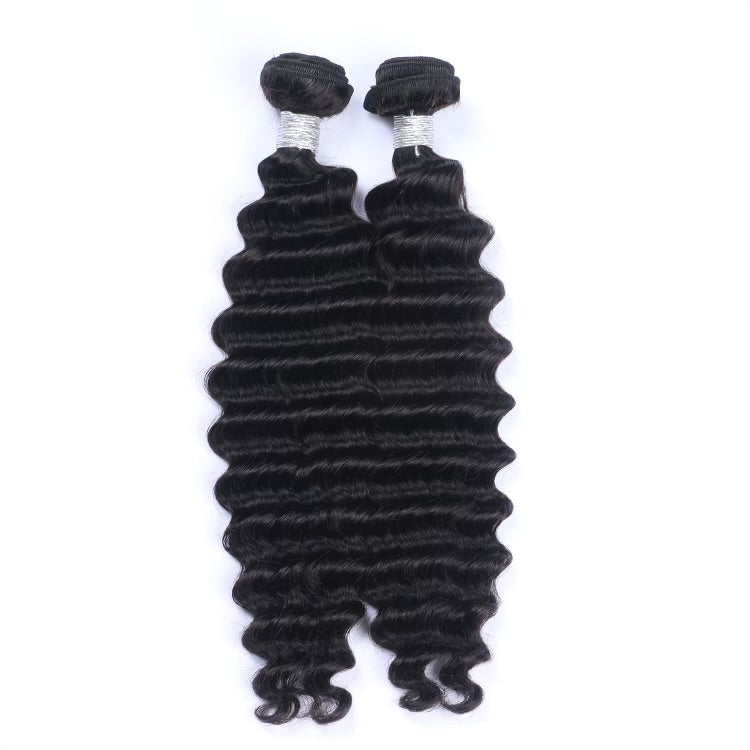 1 Virgin Deep Wave Bundle Human Hair